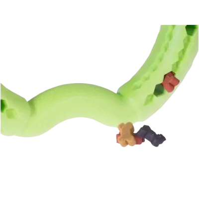 Jouet chien TPR anneau Green Apple 21cm